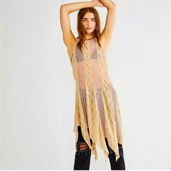 Free People Alana Lace Maxi Top - Picture 4 of 4